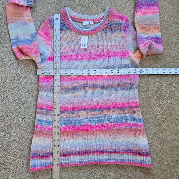 NWT Gap Forever Cozy Pink Spacedye Tunic Sweater - Picture 3 of 9